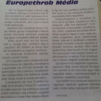 Győrújbarát Önkormányzat újság megjelenés